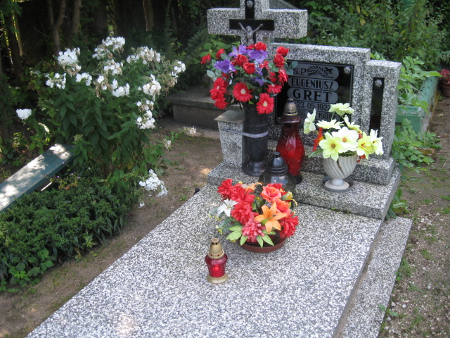 Grób Eugeniusz Gret